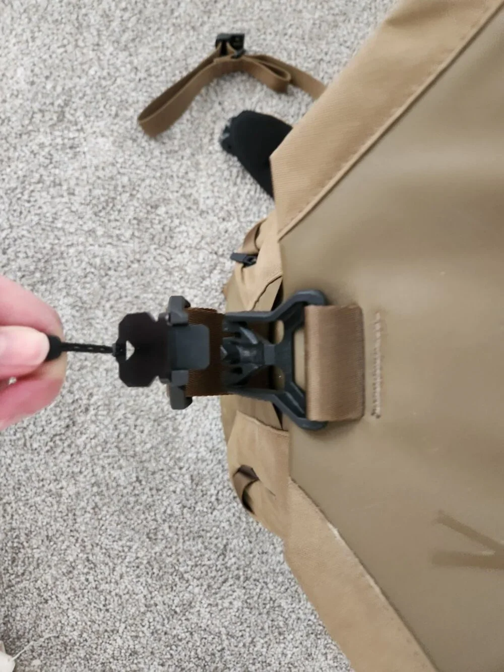 Boundary Supply Errant Sling Tan Tech Sling Laptop Crossbody Bag